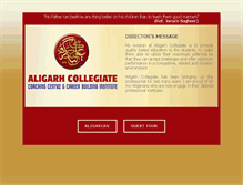 Tablet Screenshot of aligarhcollegiate.org